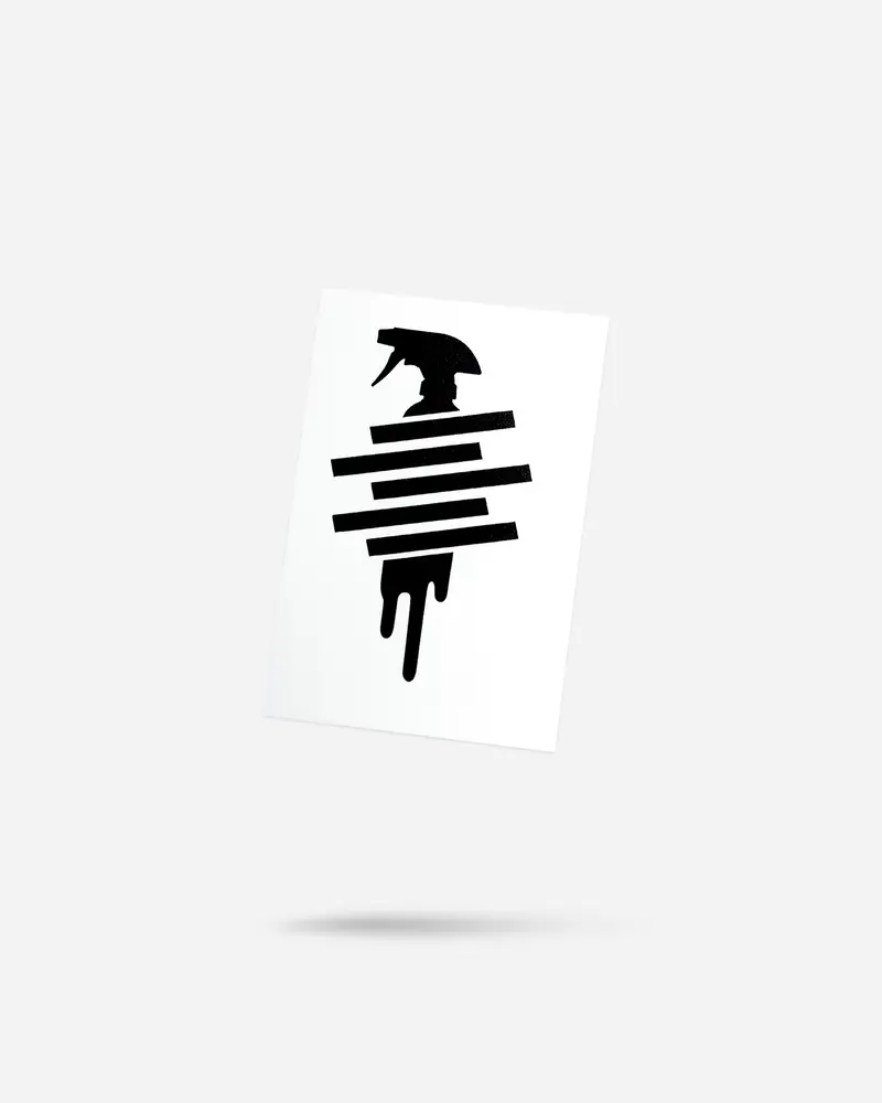 Adam's Black Drip Logo Decal 1