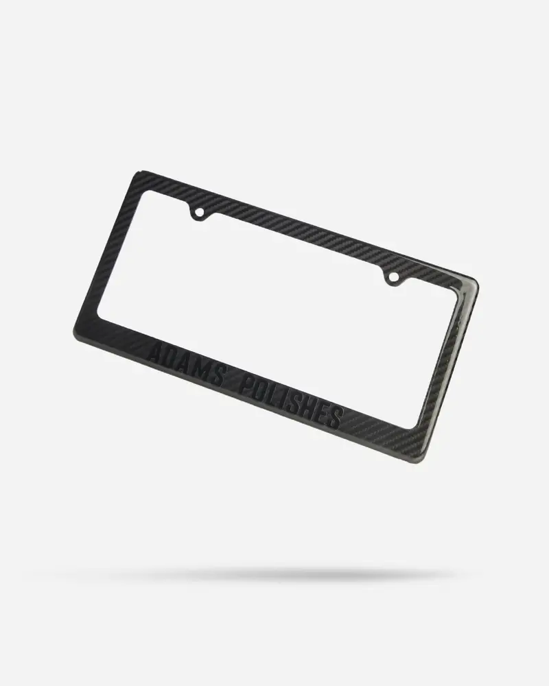 Adam's Carbon Fiber License Plate Frame 1