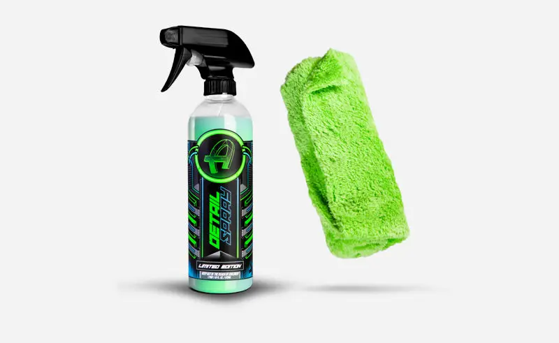 Adam's Cyber Monday Detail Spray 2022 & Green Borderless Towel Combo 1