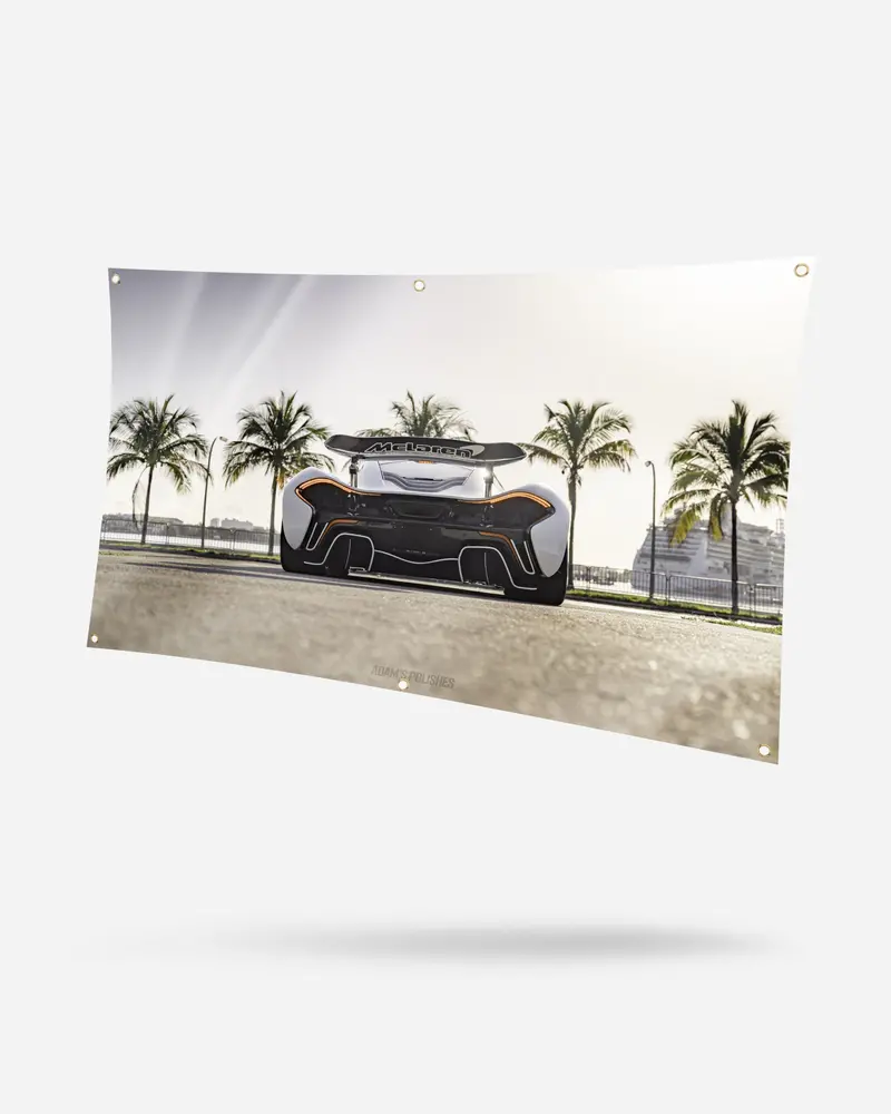 Adam's Garage Banner - Mclaren 1