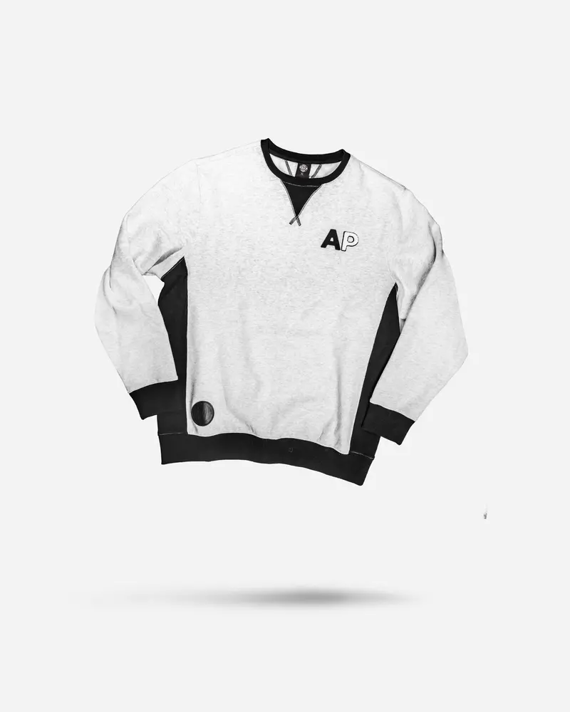 Adam's Heather Grey Crewneck 1