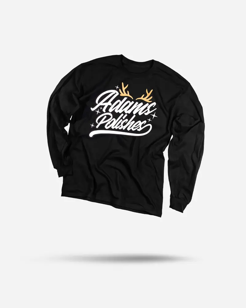 Adam's Holiday Antlers Long Sleeve T-Shirt 1