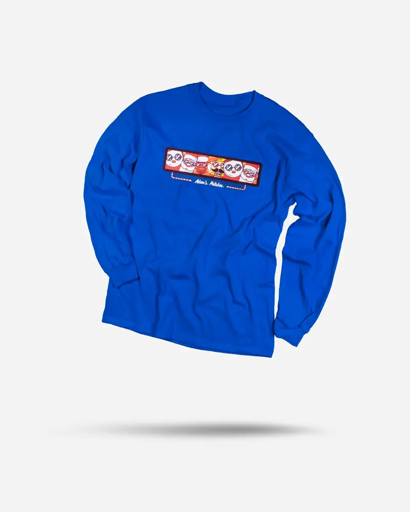 Adam's Holiday Characters Long Sleeve T-Shirt 1
