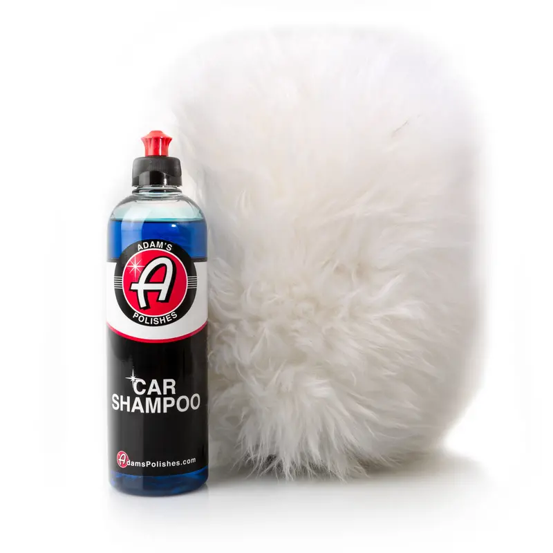 Adam's Merino Wool Mitt & 16Oz Shampoo! 1