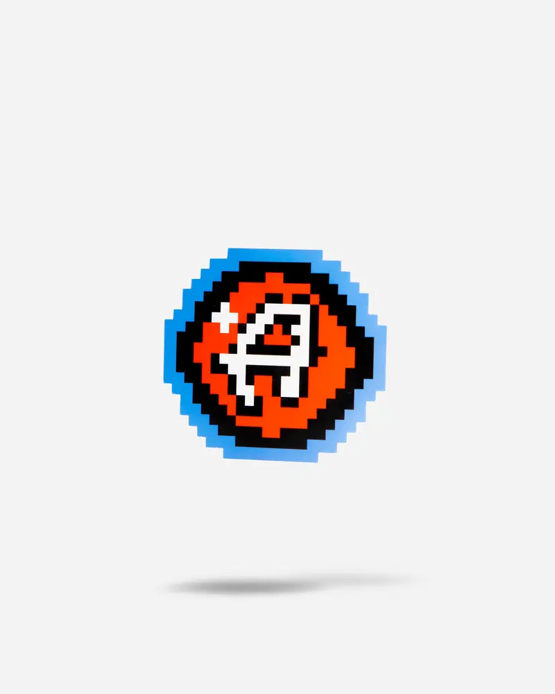 Adam's Pixel 3" Sticker 1