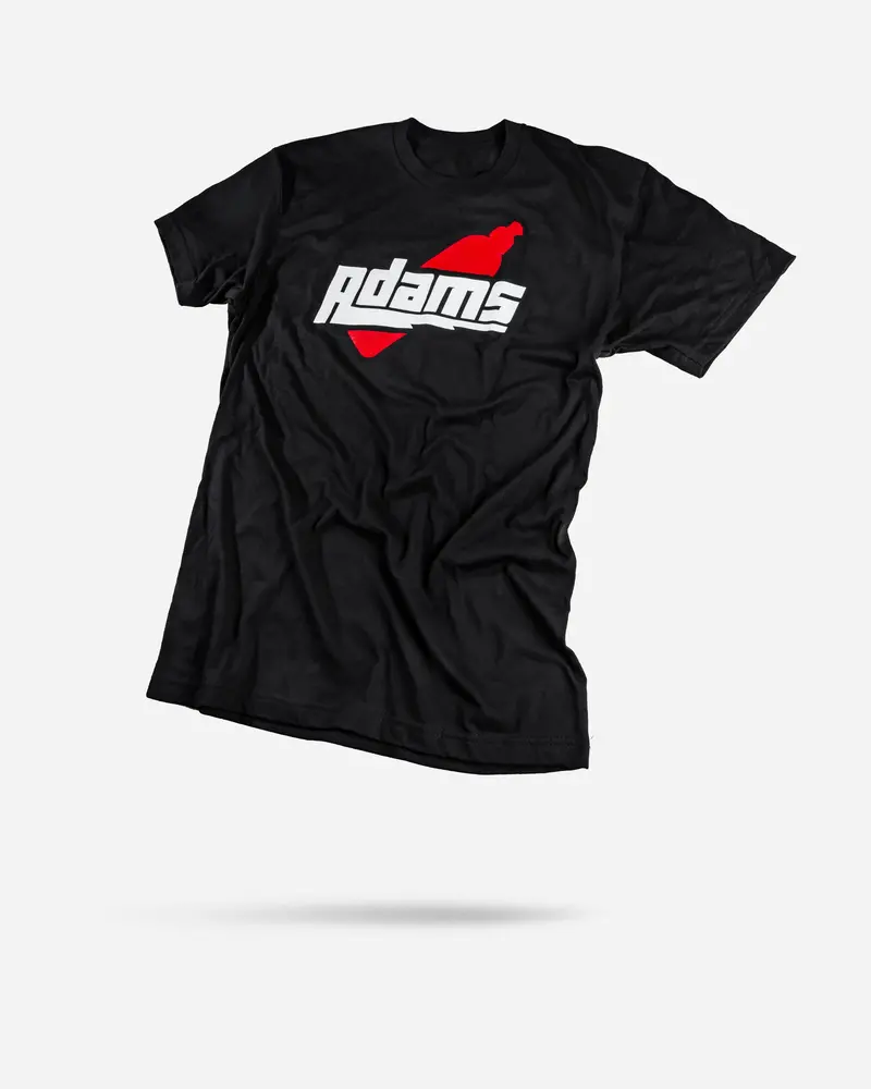 Adam's Red Bottle Black Shirt 1