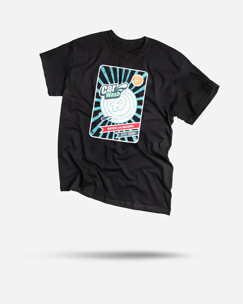 Adam's Retro Car Wash T-Shirt 1