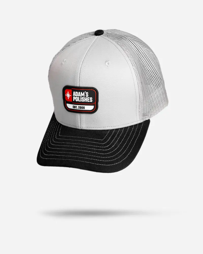 Adam's Shine Patch Grey & Grey Mesh Trucker Hat 1