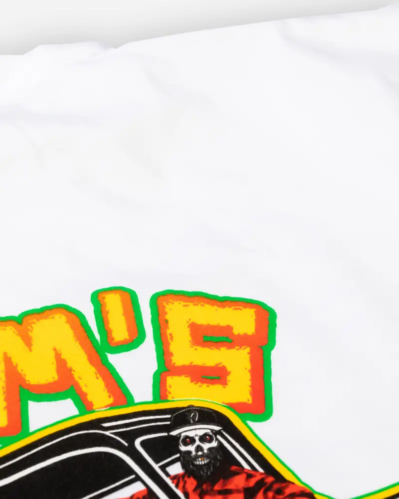 Adam's Skeleton White Long-Sleeve T-Shirt 4