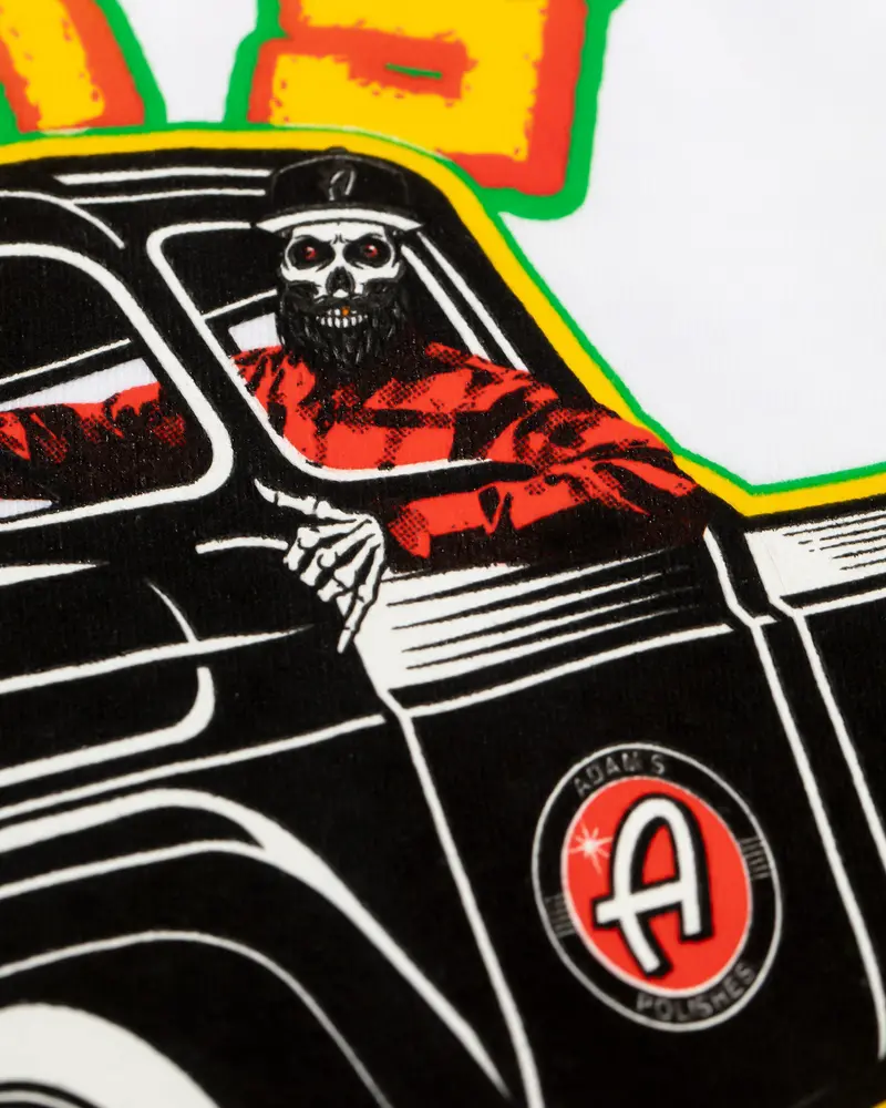 Adam's Skeleton White Long-Sleeve T-Shirt 5