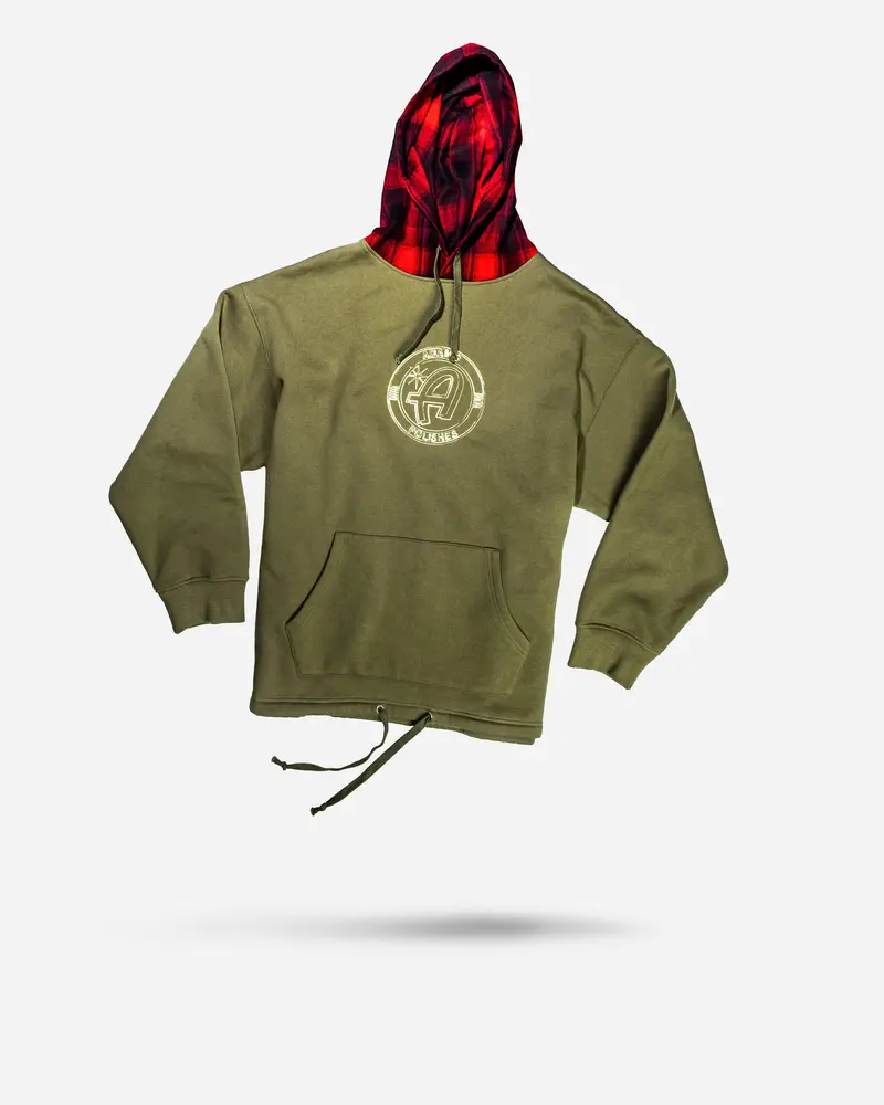 Adam's Two Tone Plaid Hoodie 1