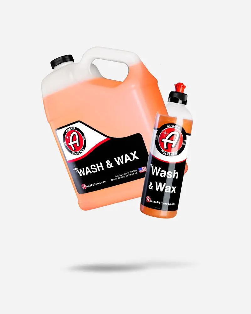 Adam's Wash & Wax Gallon With Free 16Oz 1