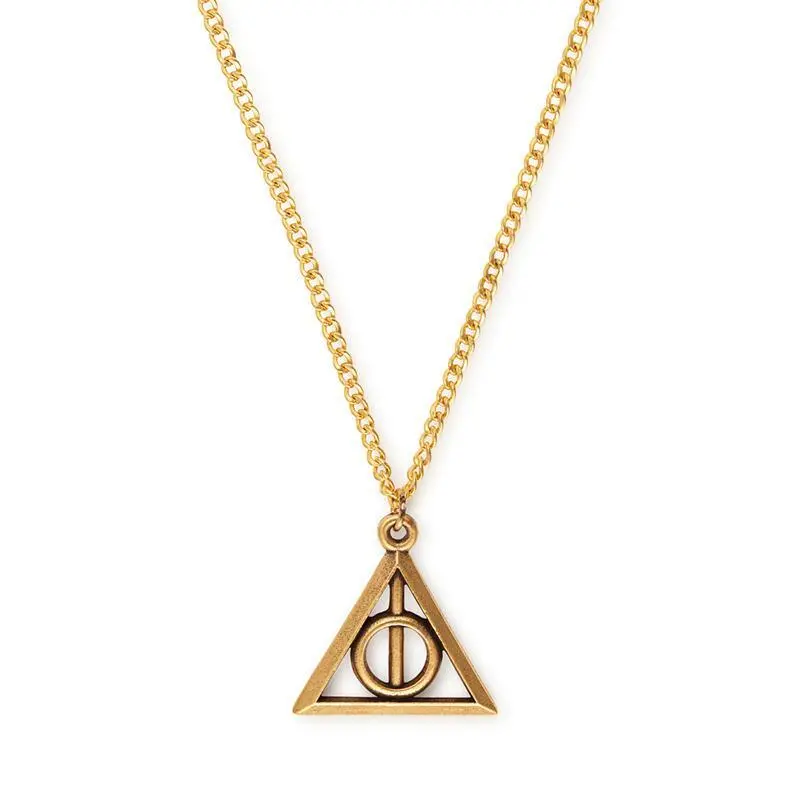 Alex And Ani Deathly Hallows Necklace Gold 1