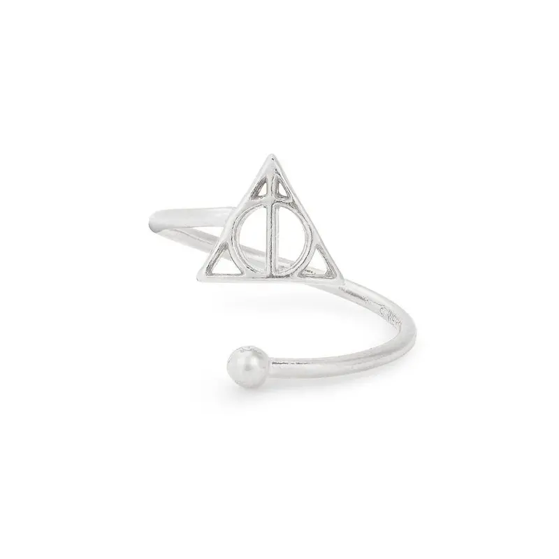 Alex And Ani Harry Potter Deathly Hallows Ring Wrap Sterling Silver 1