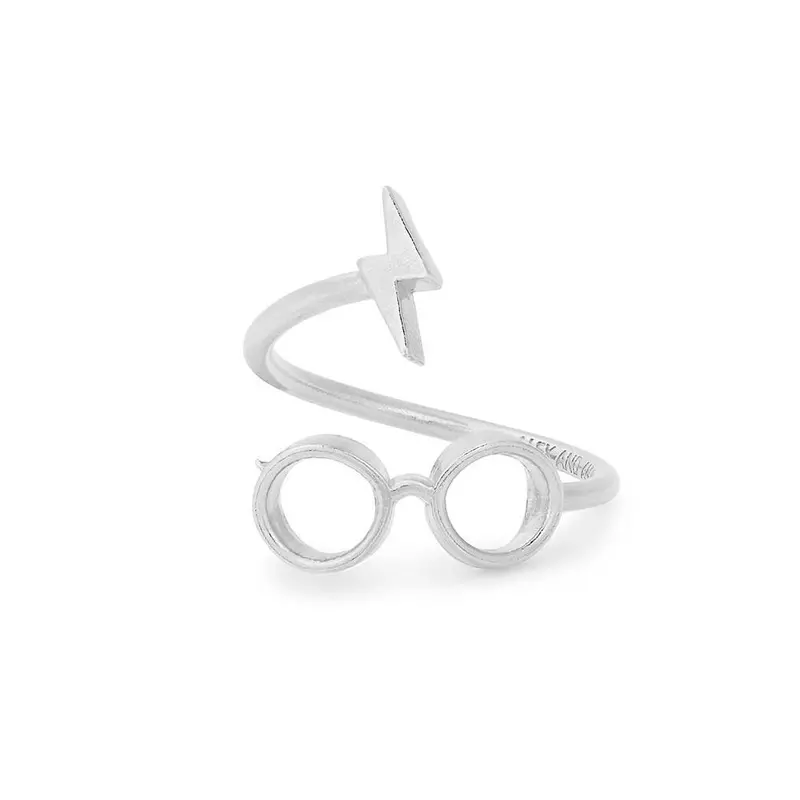 Alex And Ani Harry Potter Glasses Ring Wrap Sterling Silver 1