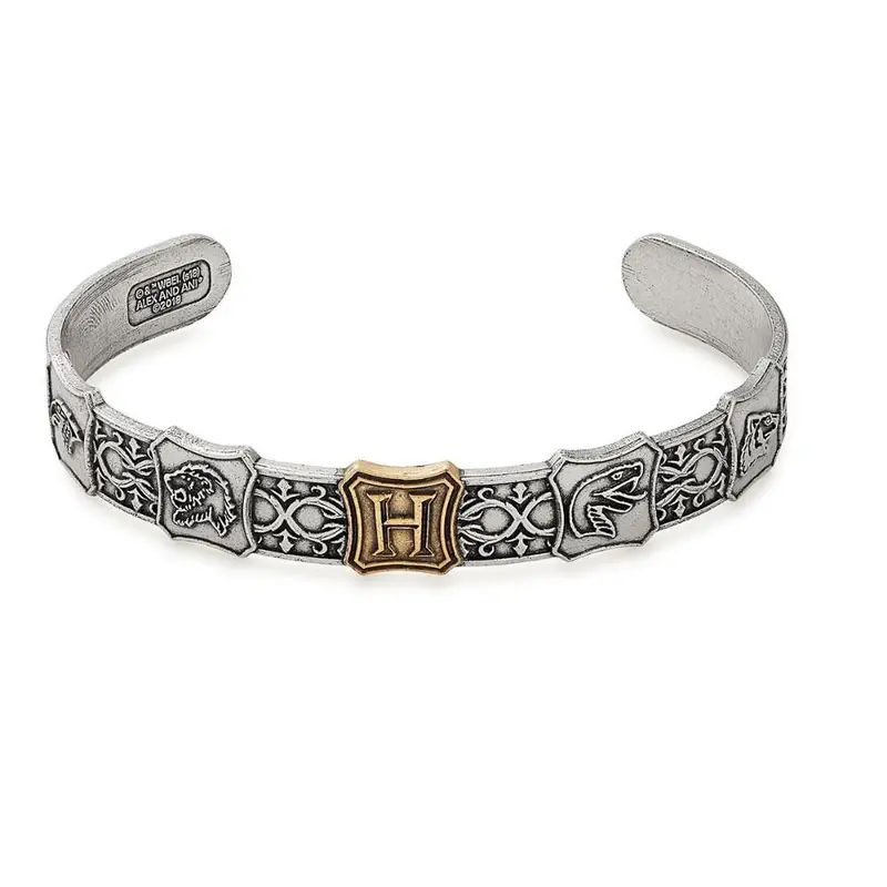 Alex And Ani Harry Potter Hogwarts Is My Home Two Tone Men's Wrist Cuff 1