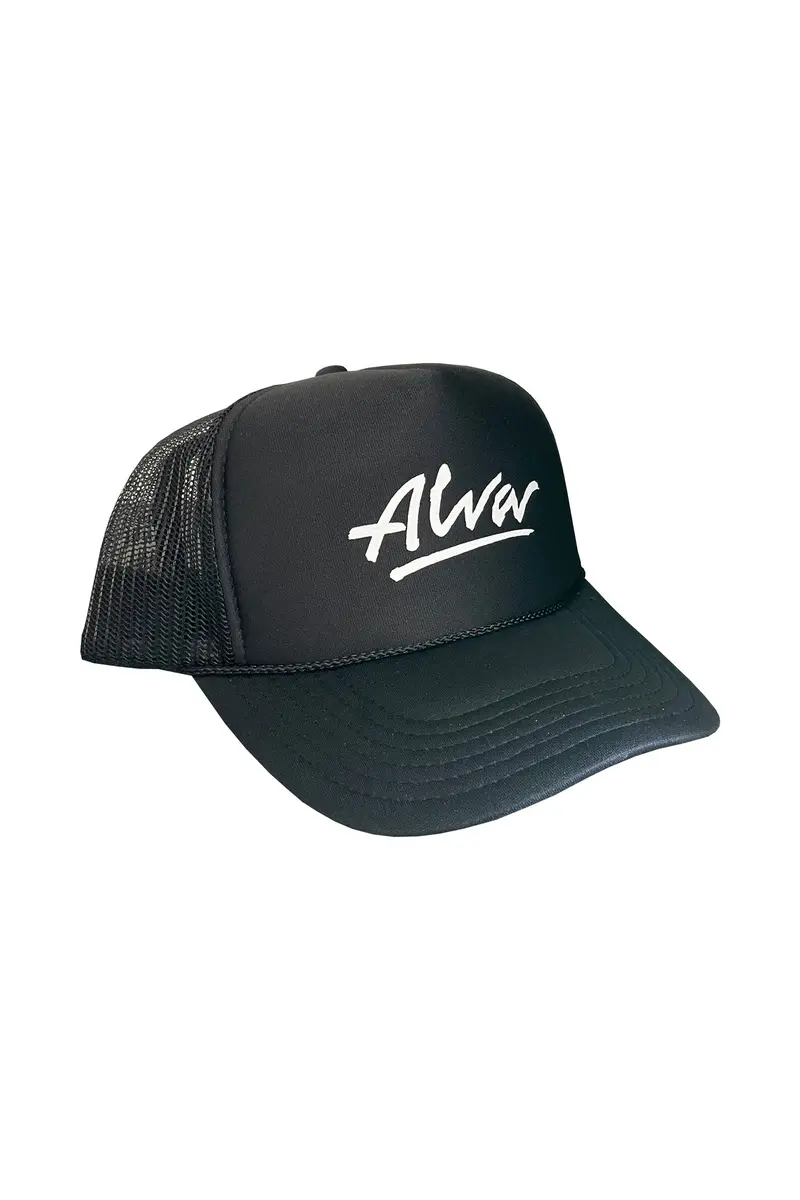 Alva Black Og Logo Trucker Hat 1