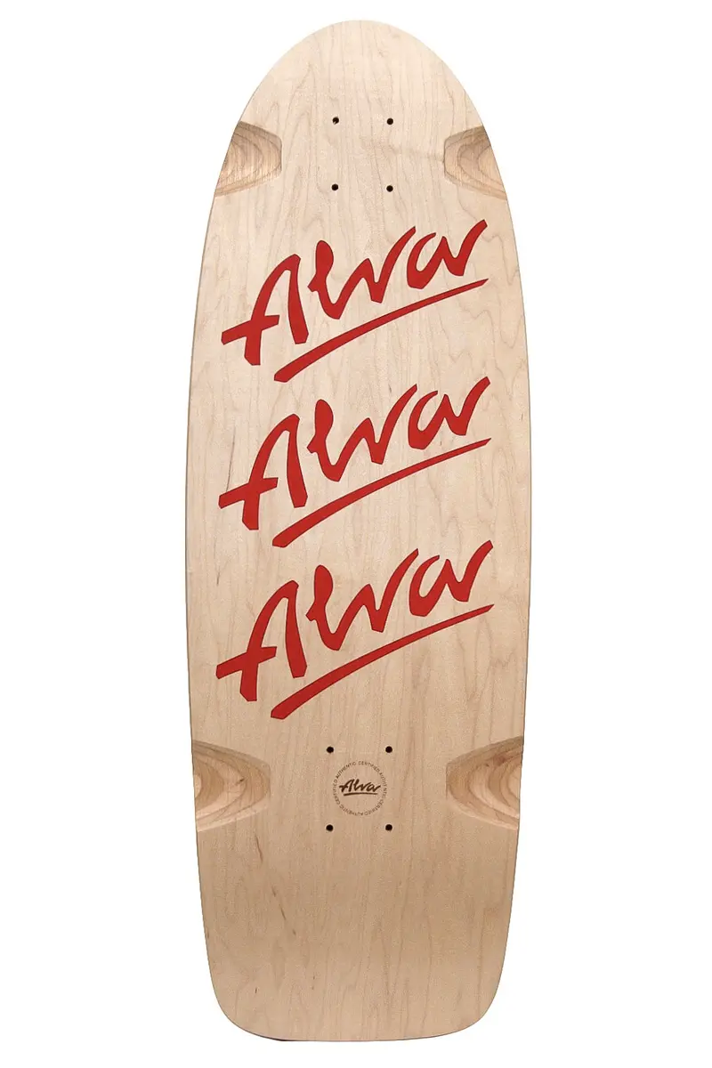 Alva Tri-Logo Pig Deck - Red 1