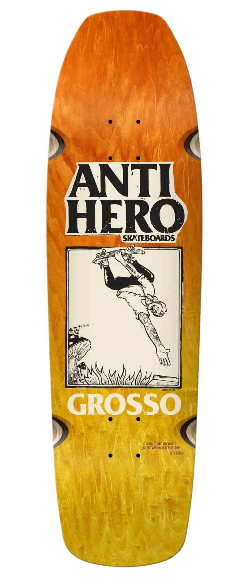 Antihero Ssd Grosso Hand Plant Fade 9.25" Deck 1