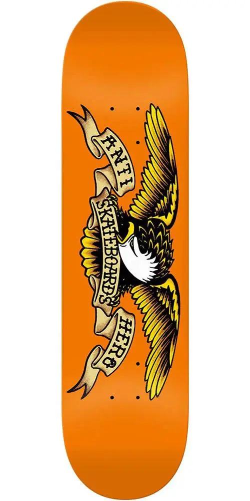 Antihero Team Classic Eagle 9.0" Orange Deck 1