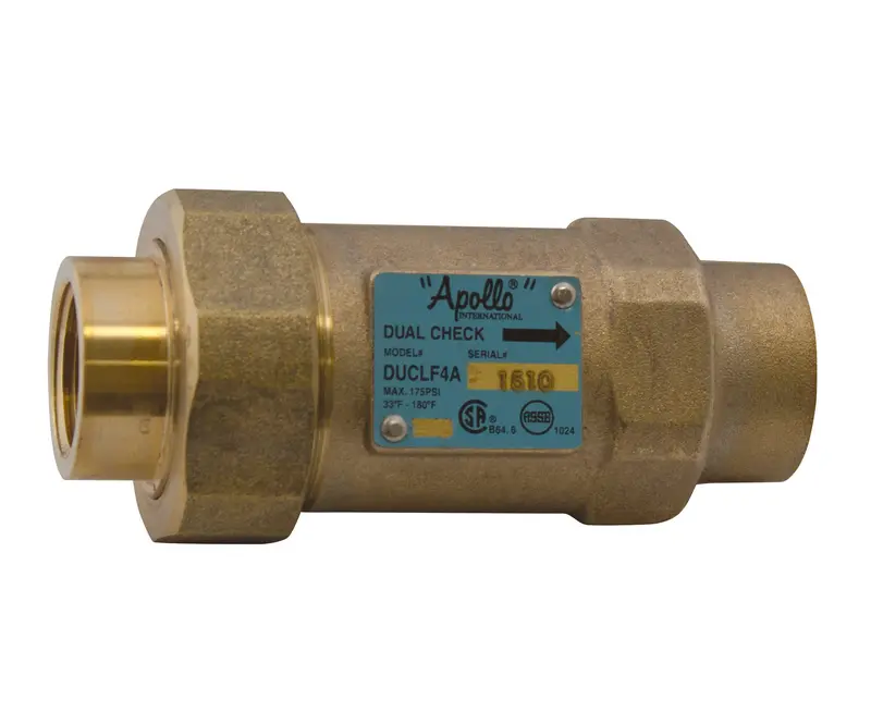 Apollo - 4Alf-3A5-5A - 1'' Dual Check Valve Backflow Preventer 1