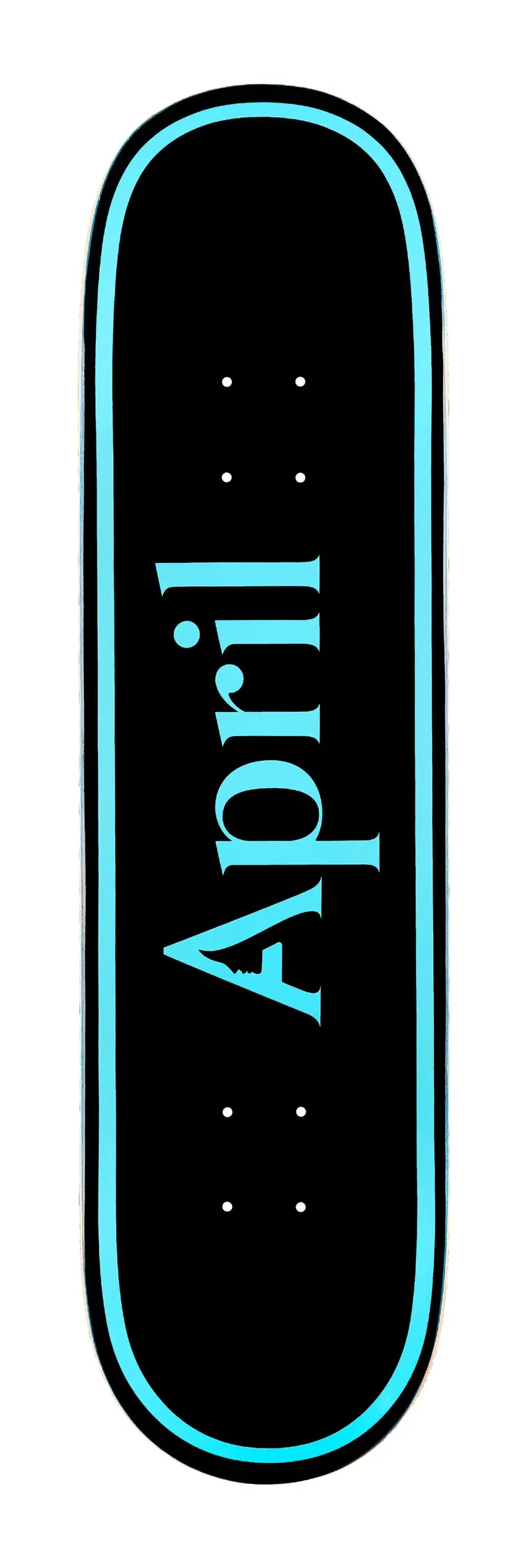 April Og Logo Blue/Black 8.25" Deck 1