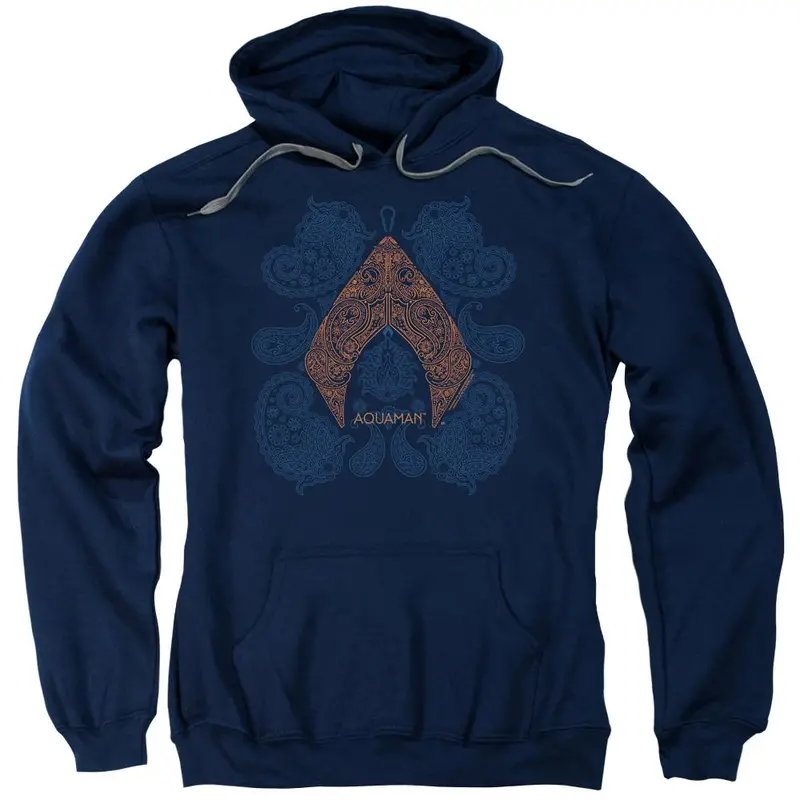 Aquaman Movie Aqua Paisley Hoodie 1