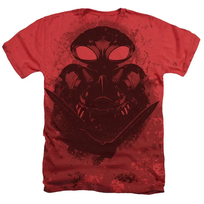 Aquaman Movie Manta Splash Sublimated Heather T-Shirt 1