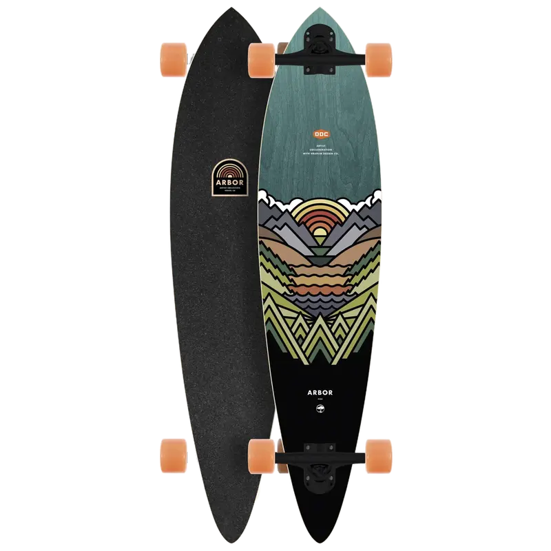 Arbor Artist Fish Complete Skateboard 1