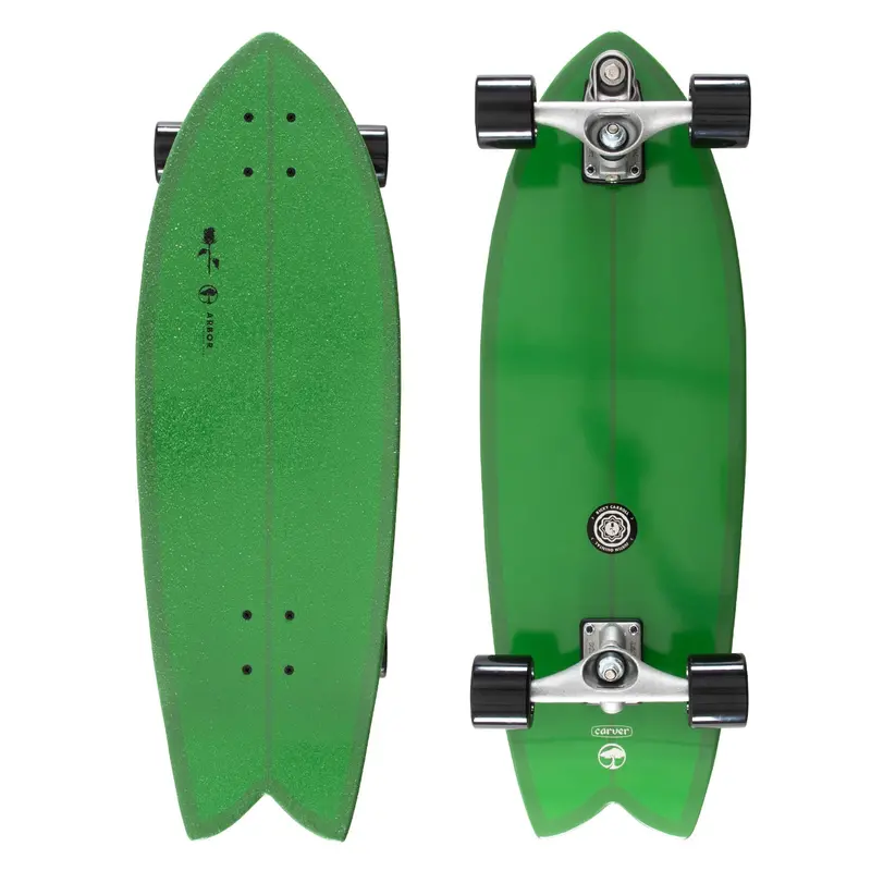 Arbor X Carver Black Rose Surfskate 1