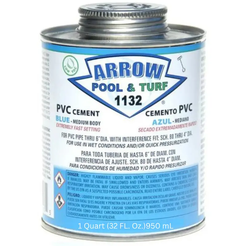 Arrow - 1132-Q - Pool & Turf Blue Glue (Quart) 1