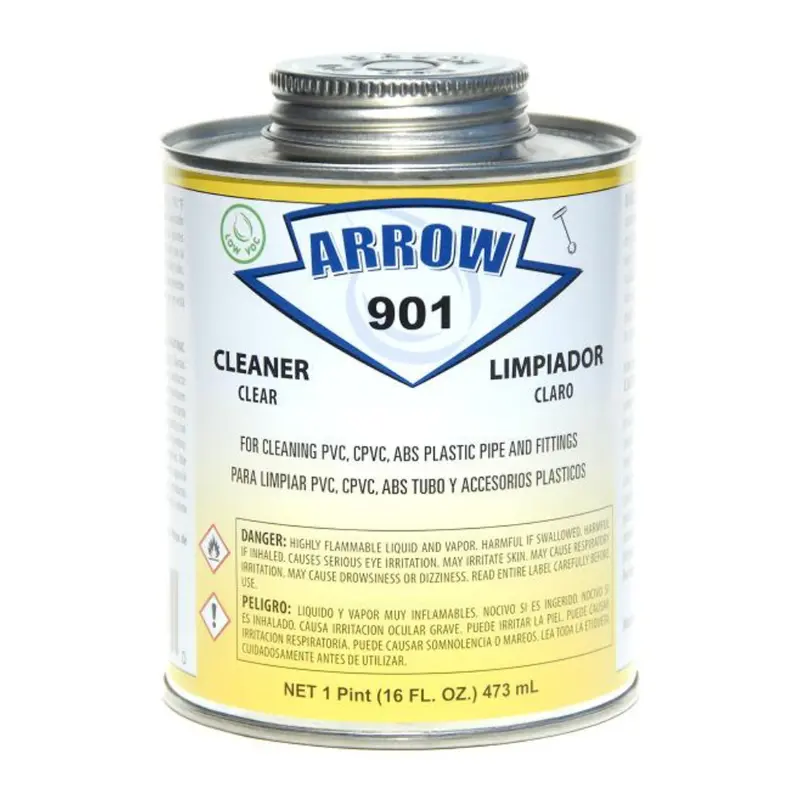 Arrow - 901-P - Pvc Cleaner, Clear (Pint) 1