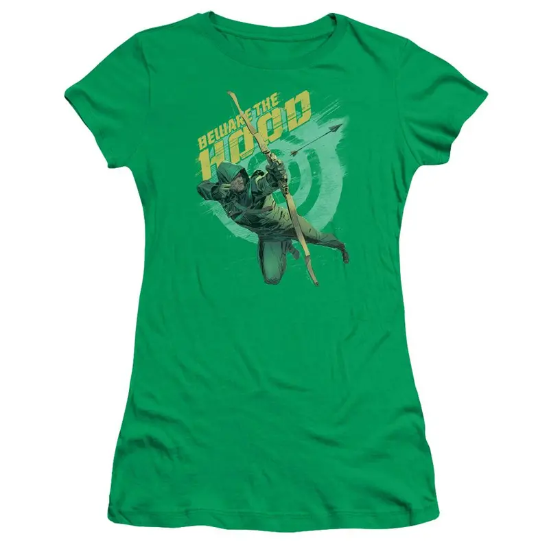 Arrow Tv Series Beware Juniors T-Shirt 1