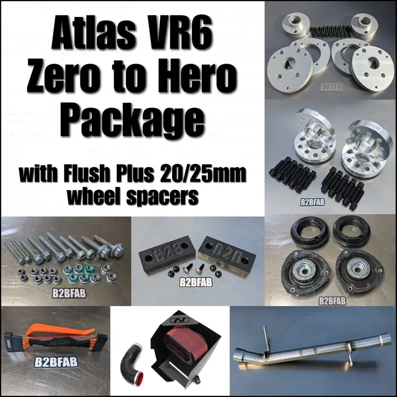 Atlas Vr6, Zero To Hero Package, With Flush Plus 20/25Mm Wheel Spacers 1