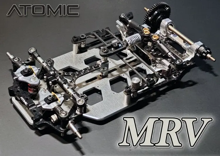 Atomic 1/28 Mrv V-Link Rwd Chassis Kit 1