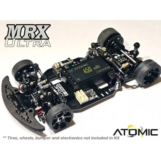 Atomic 1/28 Mrx Ultra Linkless 2Wd Pan Car Competition Chassis Kit Ep W/O Electronics  Mxu-Kit 1