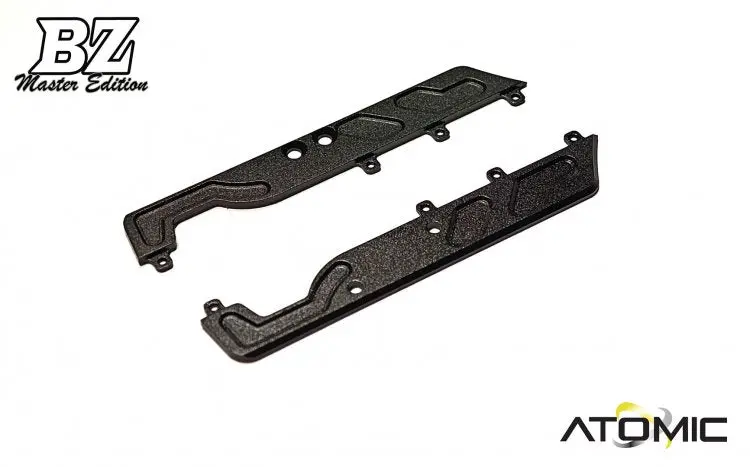 Atomic Bz5 Alu. Side Wing (1 Pair)(Black)  Aluminium Side Wing For Bz5, Bz Master Chassis Bz5-Up06-K 1