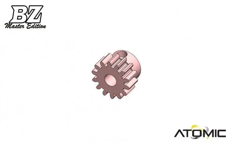 Atomic Bzm Alu. Motor Pinion 14T Bzm-Up06-14 1