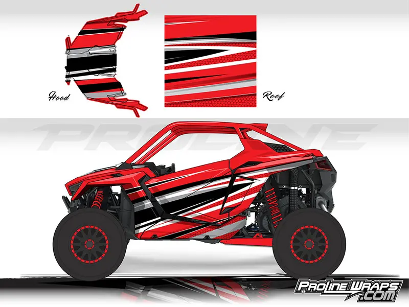 Atomic Design Vehicle Wrap Kit for Polaris RZR Pro XP