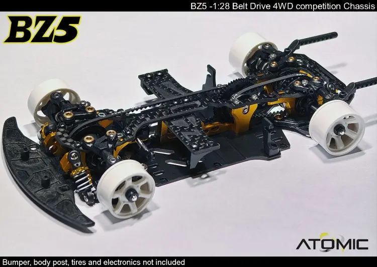 Atomic Rc: Z5 Belt Drive 4Wd Chassis Kit 1