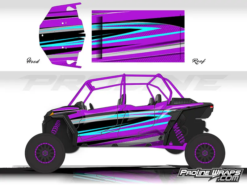 Atomic Wrap Kit for Polaris RZR XP 4 1000