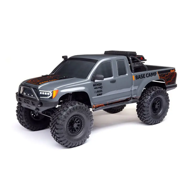Axial: 1/10 Scx10 Iii Base Camp 4X4 Rtr Brushed Rock Crawler (Gray) 1