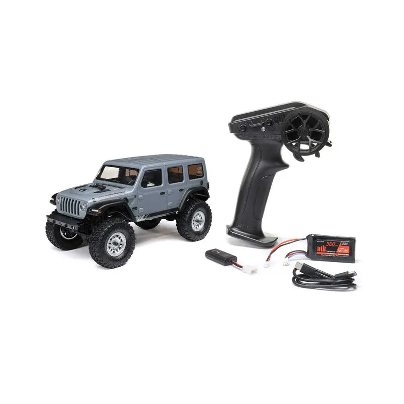 Axial: 1/24 Scx24 2019 Jeep Wrangler Jlu Crc 4X4 Rtr Brushed Rock Crawler 2