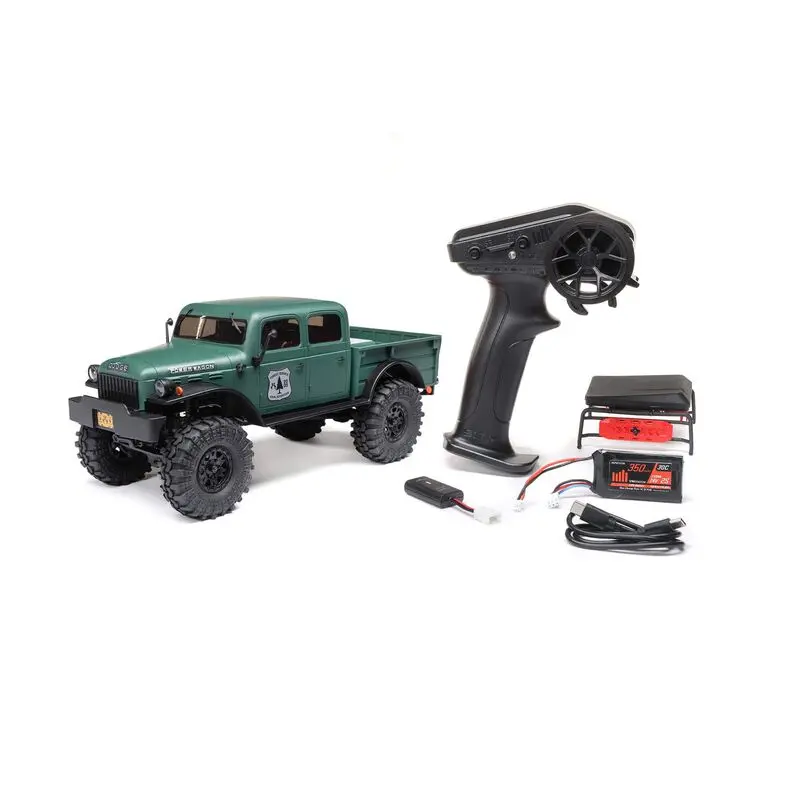 Axial: 1/24 Scx24 Dodge Power Wagon 4X4 Rtr Brushed Rock Crawler 2
