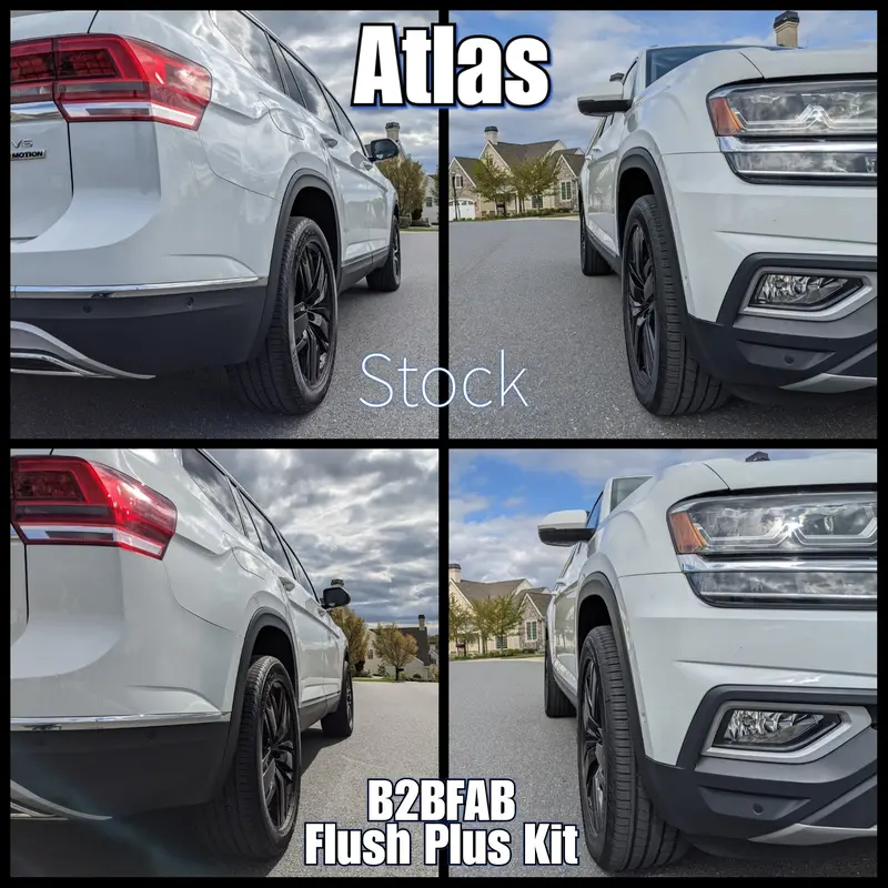 B2bfab Atlas | Cross Sport Flush Plus Wheel Spacer Kit With Hardware 20Mm | 25Mm 1