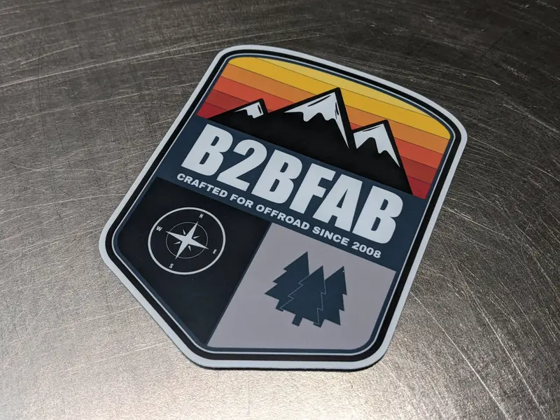 B2bfab Crafted For Offroad Die-Cut Sticker 1