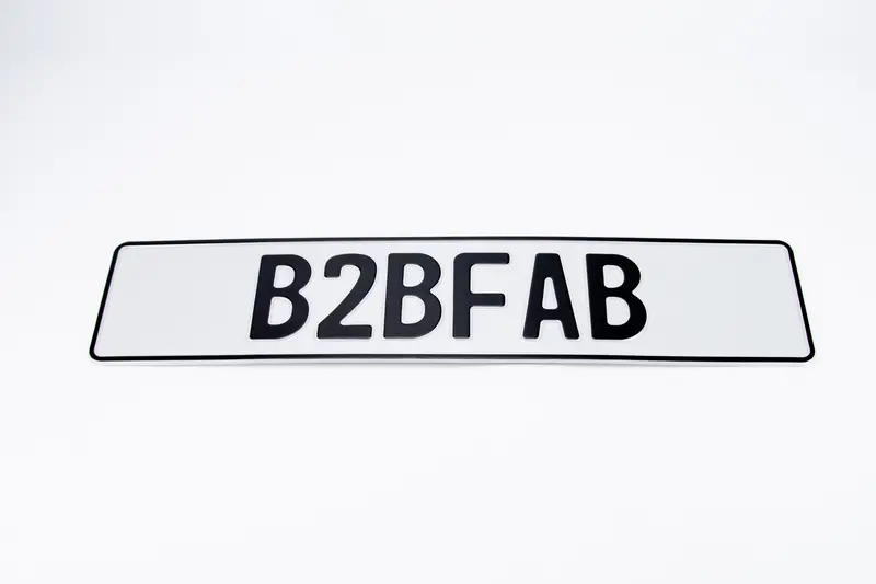 B2bfab European License Plate 1