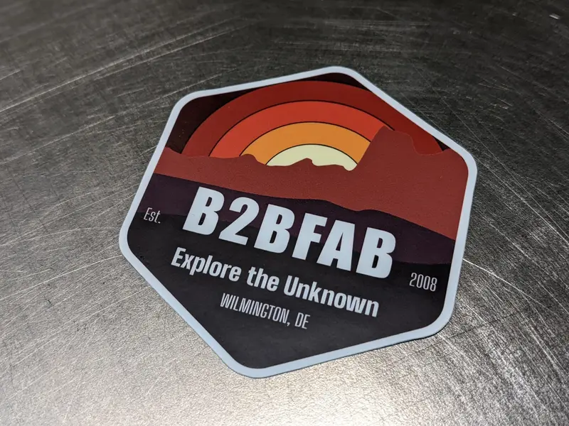B2bfab Explore The Unknown Die-Cut Sticker 1