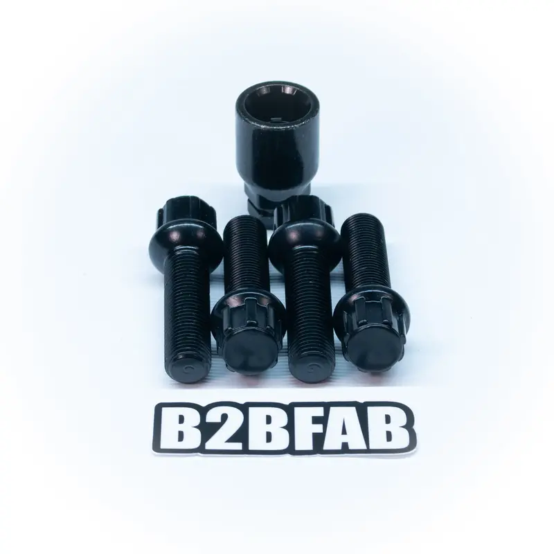 B2bfab Extended Wheel Lock Kit, Ball Seat, For Oem Or Neuspeed Wheels With Wheel Spacers 1