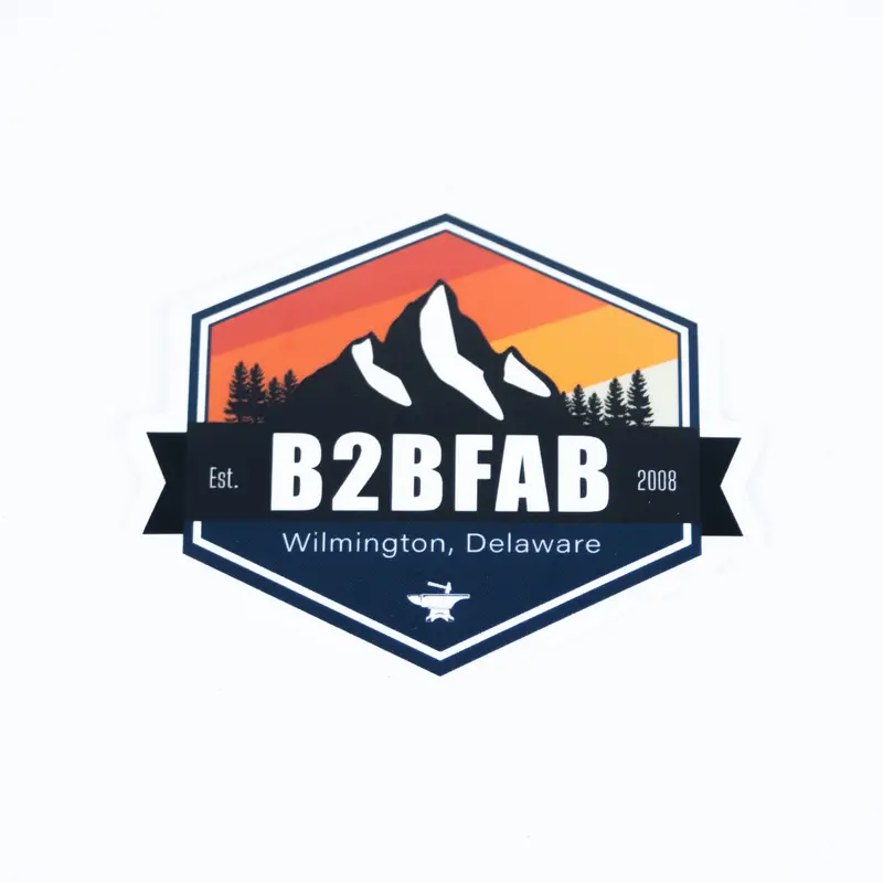 B2bfab Mountain Anvil Sticker 1